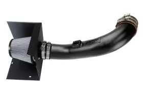 827-674wb Hps Performance Products Cold Air Intake 2017-2019 Chevy Silverado 2500hd 6.6l Duramax Wrinkle Black