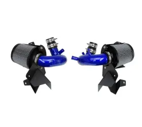 827-703bl Hps Performance Products Cold Air Intake Kit With Heat Shield Blue For 19-21 Genesis G70 3.3l Turbo