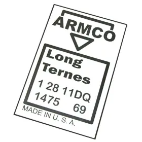 Armco7001 Inline Tube 1970 Armco Steel Gas Fuel Tank Stencil Stamp Logo Kit