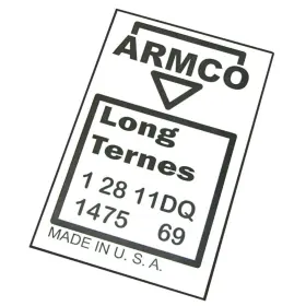 Armco7101 Inline Tube 1971 Armco Steel Gas Fuel Tank Stencil Stamp Logo Kit