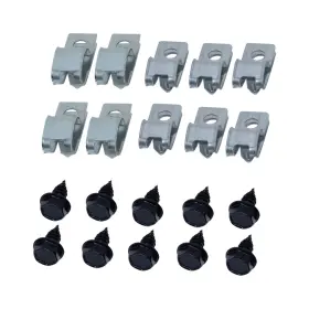 Ccf206 Inline Tube 70-71 F-body Camaro Z28 Rs Ss Fuel Line Clip Clamp Bracket Set 3/8 With Return