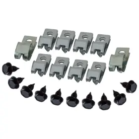 Ccf208 Inline Tube 72-77 F-body Camaro Z28 Ss Fuel Line Clip Clamp Bracket Set Kit 3/8 With Return