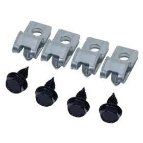 Ccf215 Inline Tube 82-92 Camaro Z28 Rs Ss Fuel Line Clip Clamp Bracket Set Kit 3/8 With Return Nos