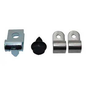 Cif303 Inline Tube 58-64 Impala Bel Air Fuel Line No Return Clips Clamp Bracket Kit Set