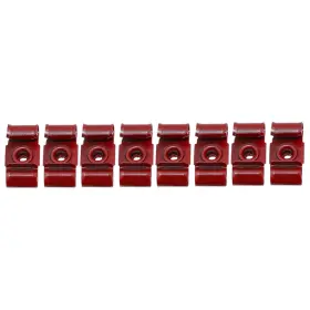 Cif307 Inline Tube 67-68 Impala Bel Air No Ret Fuel Line Clips Clamp Bracket Kit Set