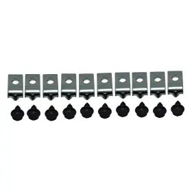 Cif309 Inline Tube 69-70 Impala Bel Air No Return Fuel Line Clips Clamp Bracket Kit Set