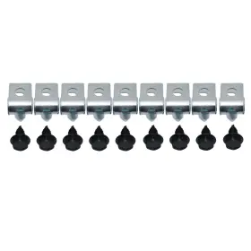 Cif312 Inline Tube 71-76 Impala Bel Air Bisc Fuel Line No Ret Clips Clamp Bracket Set