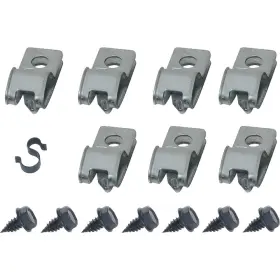 Cnf305 Inline Tube 1969-74 Chevrolet Nova Fuel Line Clip Set 3/8 Inch With Return 15 Pieces
