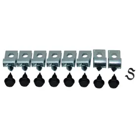 Cnf307 Inline Tube 75-79 Chevrolet X Body With Ret Fuel Line Clips Clamp Bracket Kit Set