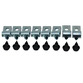 Cnf308 Inline Tube 75-79 Chevrolet X Body No Ret Fuel Line Clips Clamp Bracket Kit Set