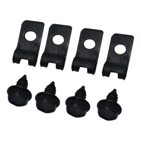 Ctf301 Inline Tube 1947-59 Chevy Gmc Gm 2wd Truck Fuel Line Clips Clamp Bracket Kit Set Nos R