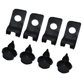 Ctf302 Inline Tube 60-66 Gm 2wd Truck 5/16 Fuel Line Clips Clamp Bracket Kit Set Nos R