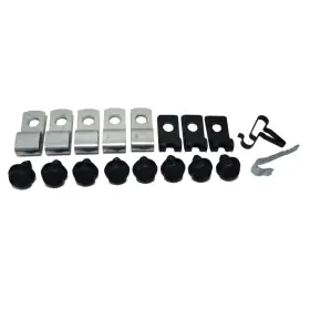 Dbf305 Inline Tube 71-74 Dodge Plymouth B Body 3/8 Fuel Line Return Clip Clamp Bracket Set
