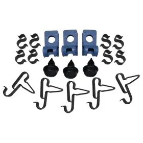 Def304 Inline Tube 70 Dodge Plymouth E Body 3/8 Fuel Line With Return Clip Clamp Bracket Set