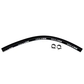 Inl13319 Inline Tube 3/8 Inch .375 Fuel Gas Hose With Pinch Green Clips Clamps Camaro Rs Ss Z28 Copo 396