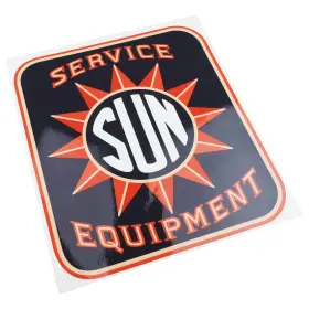 Inl15255 Inline Tube Sun Electric Service Equipment Tune Up Machine Cabinet Logo Decal Testing 1950s