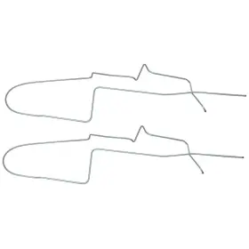 Inl30063 Inline Tube 1970 Gtx Road Runner Dodge Charger Main And Return Fuel Line Mopar B-body