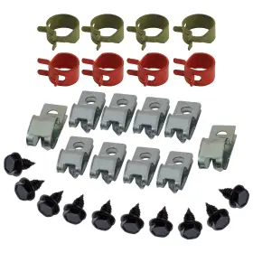 Inl30068 Inline Tube 1972-1977 Camaro Ss Z-28 Fuel Clip Set With Return Nos