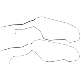 Inl30132 Inline Tube 68-69 Chevelle Convertible Main Fuel Line And Return 3/8-1/4 Inch 2 Pc Stainless