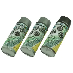 Inl31177 Inline Tube Spray Paint Rally Wheel Rim Trim 2 Silver 1 Charcoal 1964-77 Pontiac 3pc