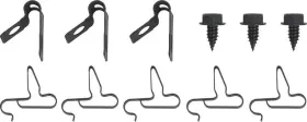 Mn2309 Inline Tube 1970 Dodge/plymouth E-body Fuel Line Clip Set 5/16 Inch 11 Pieces