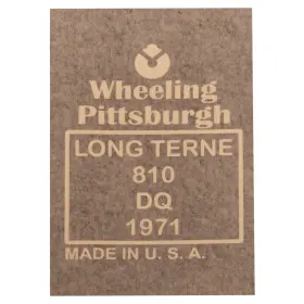 Pitts1971 Inline Tube 1971 Pittsburgh Steel Gas Fuel Tank Stencil Stamp Logo Pitts71 Gm