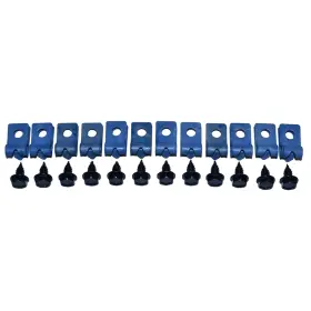 Ppb322 Inline Tube 71-76 Pontiac Full Size Gm B-body Fuel Line Clips Clamp Bracket Set