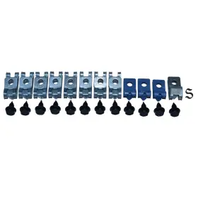 Ppb323 Inline Tube 71-76 Pont Full Size Gm B-body Fuel Ret Line Clips Clamp Bracket Set