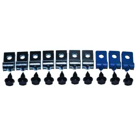 Ppb324 Inline Tube 77-86 Pontiac Full Size No Return Fuel Line Clips Clamp Bracket Set