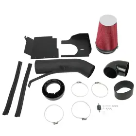 F124-aipf01 Jauto 4 Inch Black Cold Air Intake Heat Shield Kit For 99-06 Gmc/chevy V8 4.8l/5.3l/6.0l