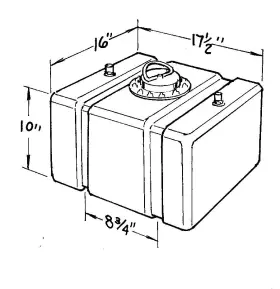 200-012-01 Jaz Products 200 012 01 12 Gallon C T Fuel Cell