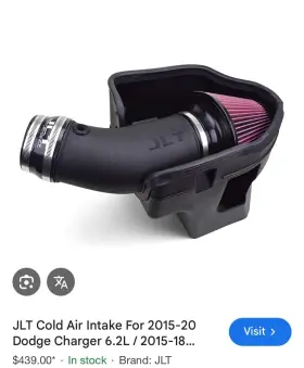 14444356 Jlt 6.4 Challenger Cold Air Intake