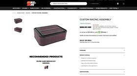 K & N 100-8564 New K&n Sprint Car Style Air Boxes Custom Racing Assembly