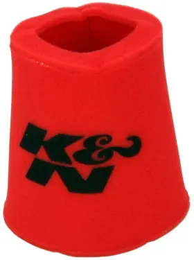 25-0810 K&n For Airforce Precleaner Round Tapered Red Air Filter Foam Wrap 6in Base Id X