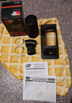 64-2024ttk K&n For 2012-2014 Mini Cooper 1.6l Cold Air Intake High-flow Aluminum Tube Used