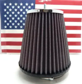 Rc-4500 K & N Rc4500 K&n Air Filter Offset 2.75 Inch Id Clamp On Flange Vac Port 6 Ht X 5 Diam