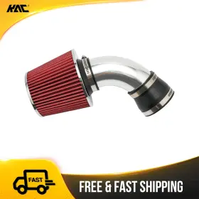 25665tey4k56256 Kac Cold Air Intake Kit Red Filter 3 Inch Without Heat Shield For 2001-2005 Bmw 330ci