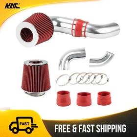 Kac 256dfg4yjk562 Cold Air Intake Kit Red Filter 3.5 Inch For 1996-2003 Chevrolet S10 V6 4.3l Engine