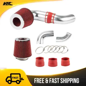 256dfg4yjk562 Kac Cold Air Intake Kit Red Filter 3.5 Inch For 1996-2003 Chevrolet S10 V6 4.3l Engine