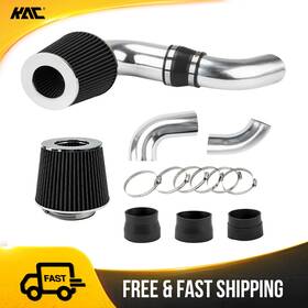 Kac 256fdgj2 Polished Cold Air Intake Kit Black Filter 3.5 Inch For 1996-2003 Chevy S10 4.3l