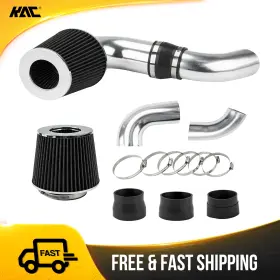 256fdgj2 Kac Polished Cold Air Intake Kit Black Filter 3.5 Inch For 1996-2003 Chevy S10 4.3l