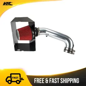256ry4j56256 Kac Cold Air Intake Kit Red Filter 3.5 Inch For 2011-2018 Ram 1500 5.7l With Heat Shield