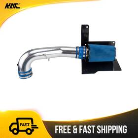 Kac 256ryu4k5626 Cold Air Intake Kit For 07-08 Silverado 4.8l Blue Filter 3.5 Inch With Heat Shield