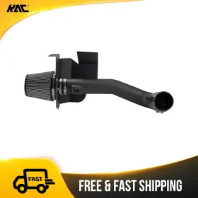 265ryuk256iu Kac Cold Air Intake Kit 3.5in Black Filter With Heat For 14-18 Gmc Sierra 1500 6.2l
