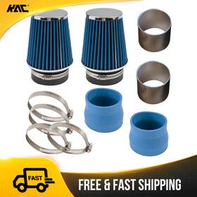Kac 265yr4j52 Cold Air Intake Kit Blue Filter 3.5 Inch For 08-12 Mercedes-benz C300 And 08-11 C350