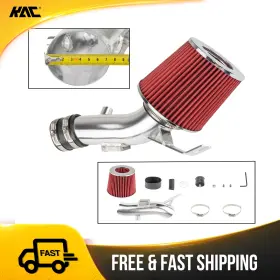 26dgfh4n51 Kac 3 Inch Cold Air Intake Kit With Heat Shield Red Filter For 07-12 Nissan Altima 3.5l
