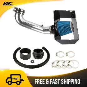 26dsf4y56 Kac Cold Air Intake Kit Blue Filter With Heat Shield For 19-23 Ram 1500 Classic