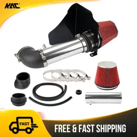 26gdfjh56 Kac Cold Air Intake Kit Red Filter 4in With Heat Shield For Dodge Charger 06-10