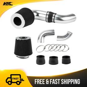 Kac 26ioy2 Cold Air Intake Kit 3.5 Black Filter For 1996-2003 Gmc Sonoma V6 4.3l Blazer All