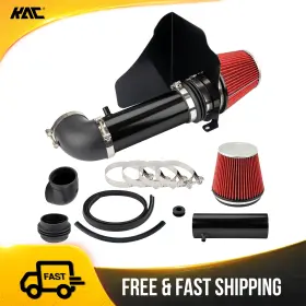 26t4j562 Kac Cold Air Intake Kit 4in Red Filter With Heat Shield For Dodge Challenger 09-10